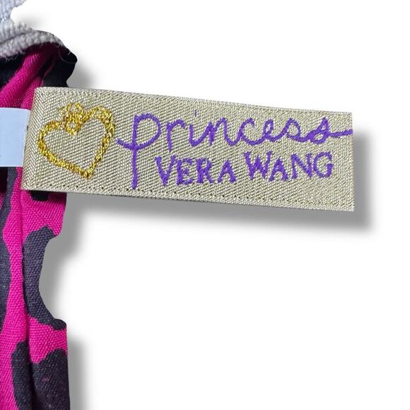 Princess Vera Wang Tote Bag Quilted Yellow Gray Heart Graphic Y2K Style - Picture 9 of 11